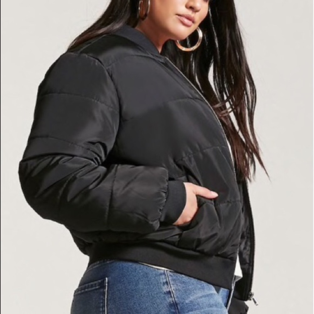 Puffer Bomber Jacket - Picture 3 of 4